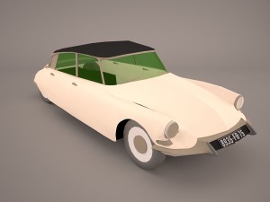 citroen ds 19 break 3D Модель