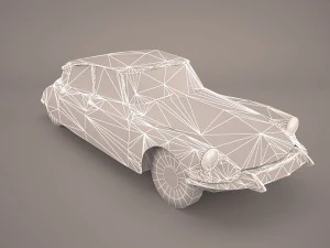 citroen ds 19 break 3D Model