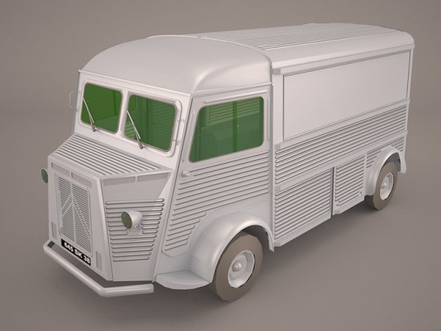 hy food truck Model 3D .c4d .max .obj .3ds .fbx .stl .blend 