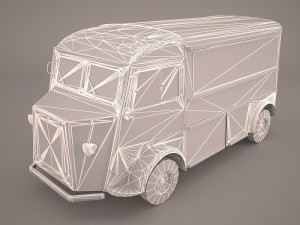 hy food truck Model 3D