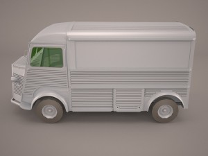 hy food truck Model 3D