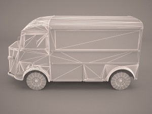 hy food truck Model 3D