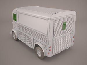 hy food truck Model 3D