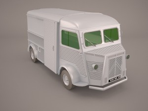 hy food truck Model 3D