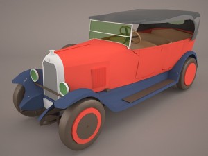1958 citroen 2cv sahara 4x4 3Dモデル