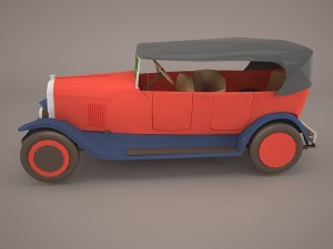 1958 citroen 2cv sahara 4x4 3D 模型