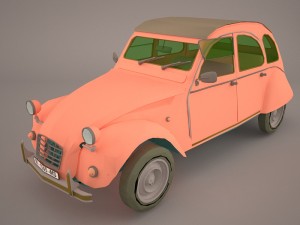 citroen 2cv charleston 3D Model