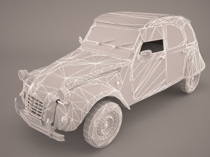 citroen 2cv charleston 3D Model