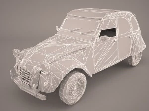 citroen 2cv charleston 3D Model