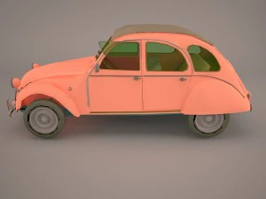 citroen 2cv charleston 3D Model