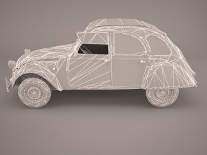 citroen 2cv charleston 3D Model