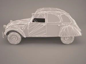 citroen 2cv charleston 3D Model