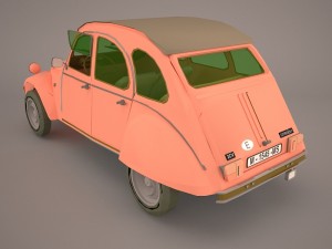 citroen 2cv charleston 3D Model