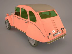 citroen 2cv charleston 3D Model