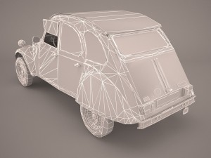 citroen 2cv charleston 3D Model