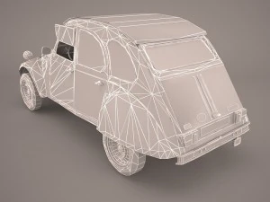 citroen 2cv charleston 3D Model