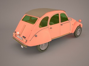 citroen 2cv charleston 3D Model