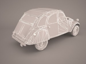 citroen 2cv charleston 3D Model