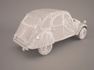 citroen 2cv charleston 3D Model