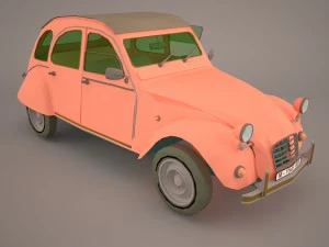 citroen 2cv charleston 3D Model