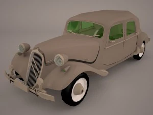 citro&euml;n 2cv charleston Modèle 3D