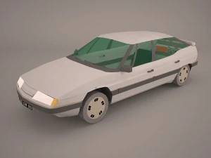 雪铁龙xm 3D 模型