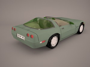 chevrolet corvette c5 z06 Modelo 3D