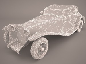 delage special roadster 3D Модель