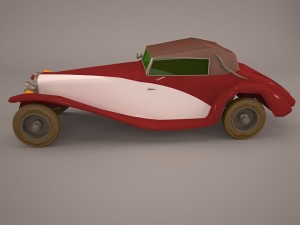 delage special roadster 3D Модель