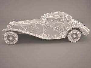 delage special roadster 3D Model