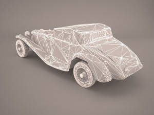 delage special roadster 3D Модель