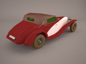 delage special roadster 3D Модель