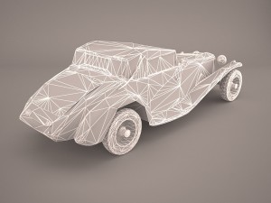 delage special roadster 3D Модель