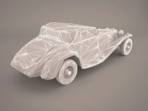 delage special roadster 3D Model