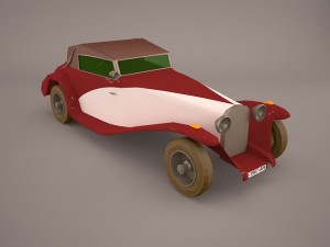 delage special roadster 3D Модель