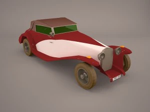 delage special roadster 3D Model