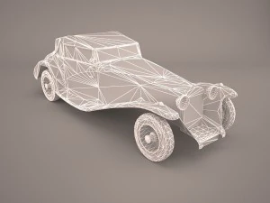 delage special roadster 3D Model