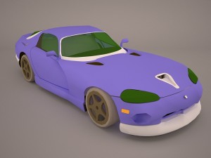 dodge viper 3D Model