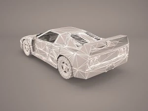 ferrari f40 1987 3D Model