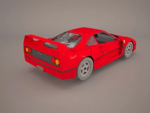 ferrari f40 1987 3D Model