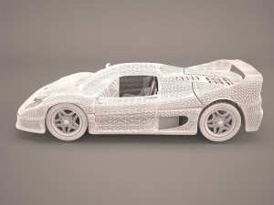 1996 ferrari f50 gt 3Dモデル
