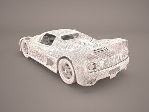 1996 ferrari f50 gt 3Dモデル