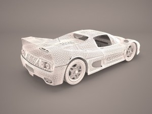 1996 ferrari f50 gt 3Dモデル