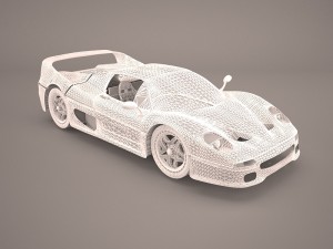 1996 ferrari f50 gt 3Dモデル