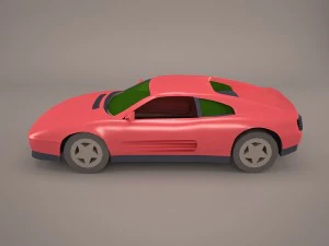 ferrari 348 tb 1989-1995 3D Model