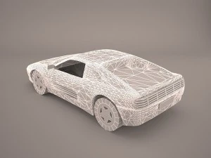 ferrari 348 tb 1989-1995 3D Model