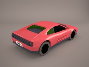 ferrari 348 tb 1989-1995 3D Model
