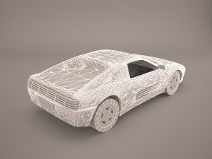 ferrari 348 tb 1989-1995 3D Model