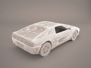 ferrari 348 tb 1989-1995 3D Model
