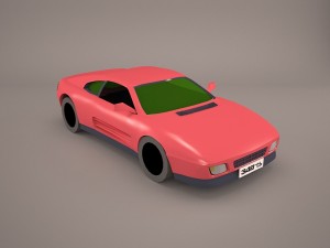 ferrari 348 tb 1989-1995 3D Model